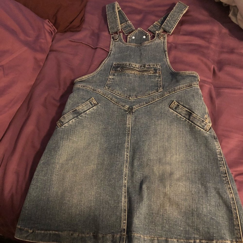 Betseyville overall denim skirt